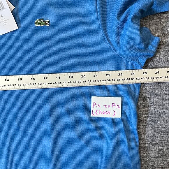 Lacoste Slim Fit Polo Shirt - Men's Size 3XL / EU 8 - Picture 8 of 10